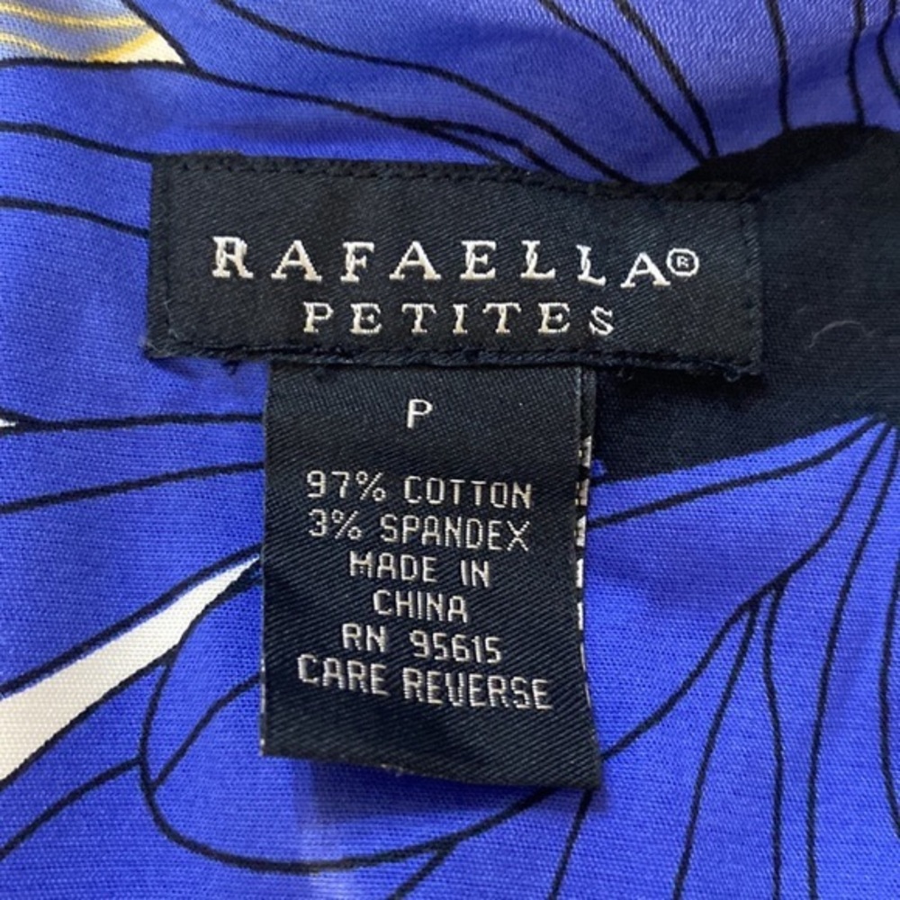 NEW! Rafaella blue and white floral jacket - Picture 4 of 7